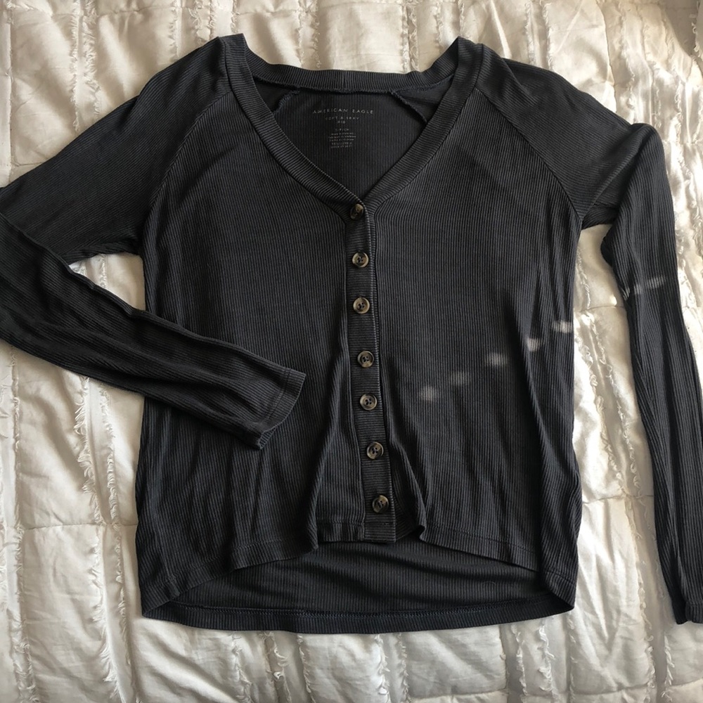 American eagle ribbed shirt
